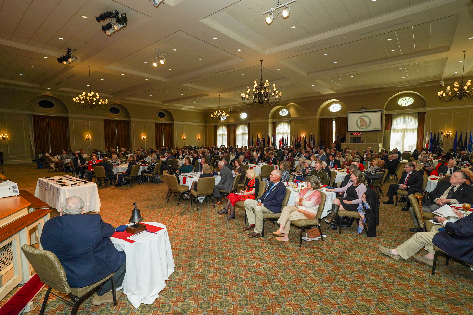 Full ballroom wide shot